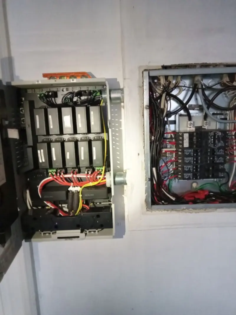 Electrical panel upgrade completed for Security Camera Wiring in Superior